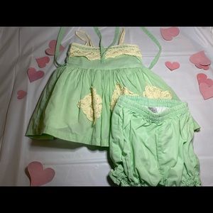 WDW green tunic set